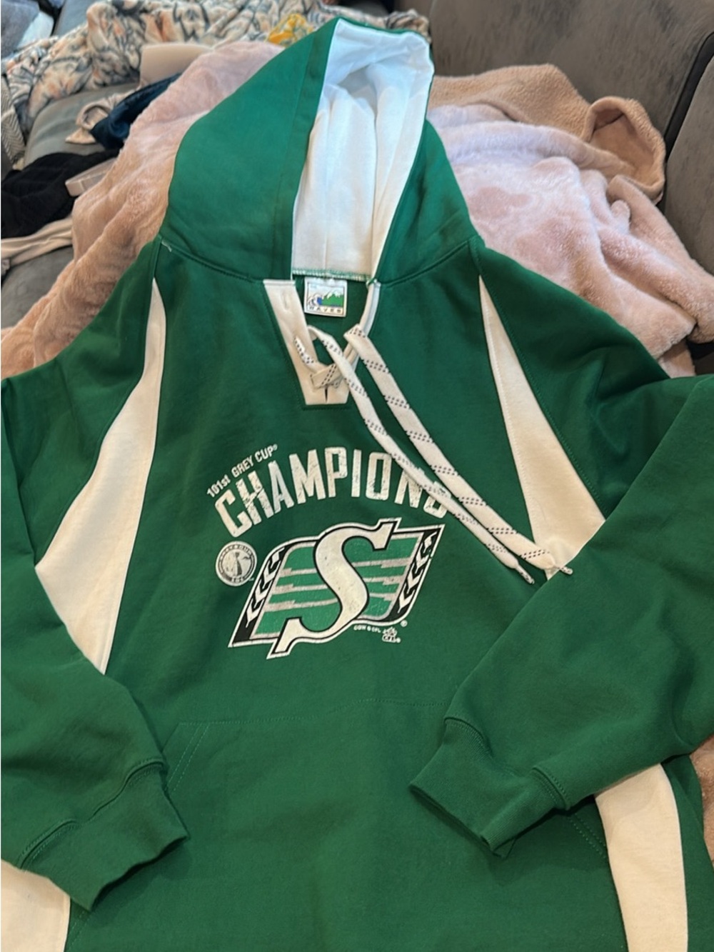 Saskatchewan Roughriders Champions Hoodies